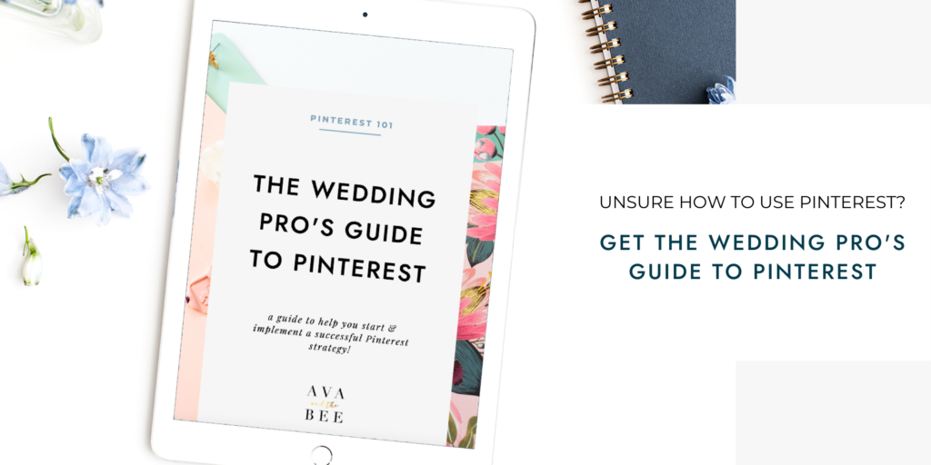 Free Pinterest Guide For Wedding Pros - 2022