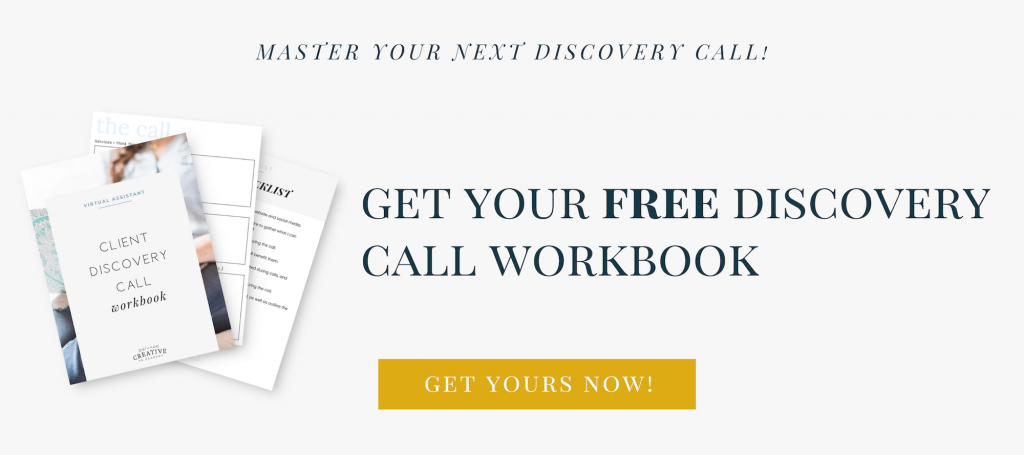 Free Discovery Call Workbook and Checklist