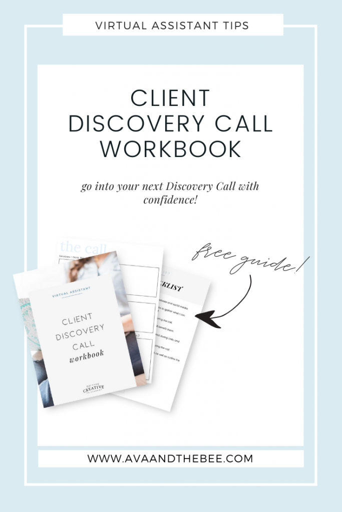 Free Discovery Call Workbook and Checklist