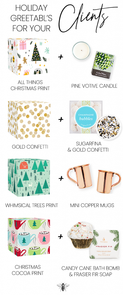 Client Holiday Greetabl - Client Christmas and Holiday Gifts | Ava And The Bee Virtual Assistant