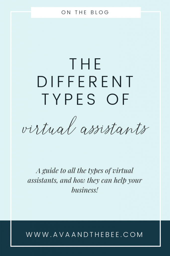 Different types of virtual assistants – Ava And The Bee