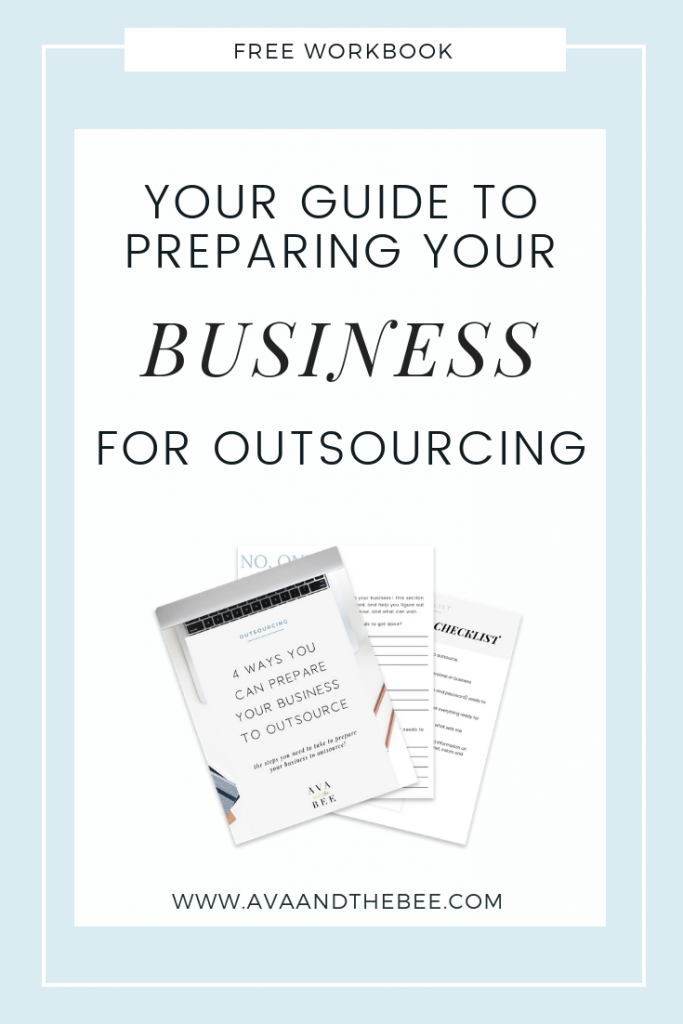 How to Prepare Your Business to Outsource - Ava And The Bee digital marketing for wedding professionals