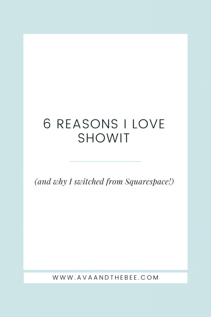 The six reasons I switched from Squarespace to Showit | Ava And The Bee - Digital Marketing for Wedding Professionals