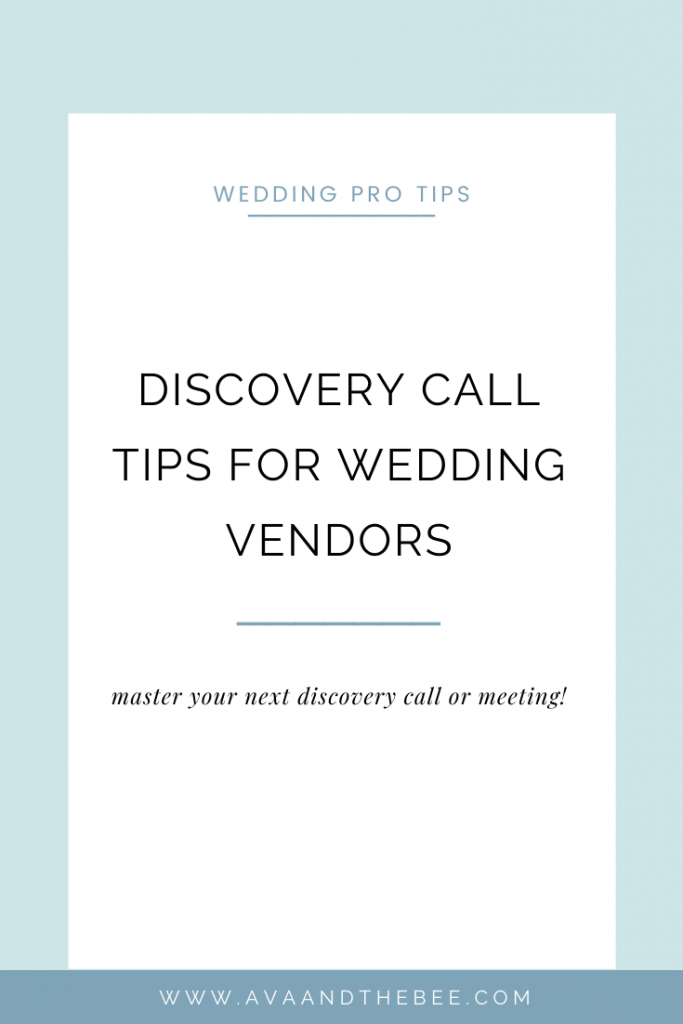 Discovery Call Tips for Wedding Vendors