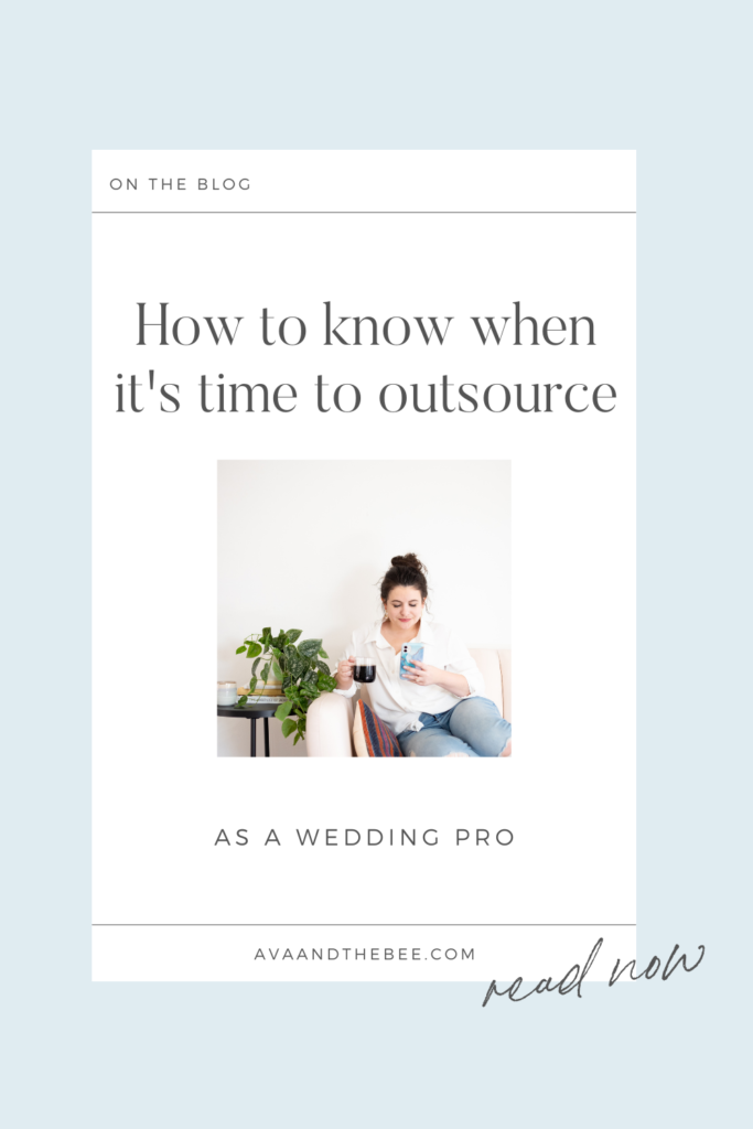 A wedding pros guide to outsourcing!